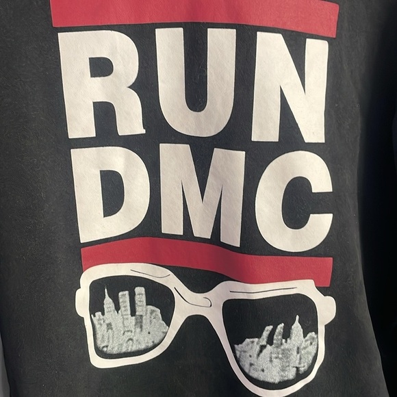 Vintage Youth Weels Run DMC Pullover Hoodie XL - Picture 3 of 12
